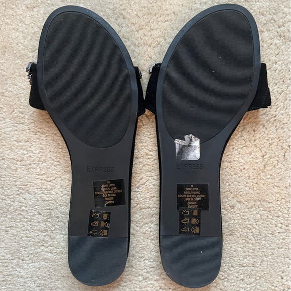 Express Rhinestone Sandals size 10 - Picture 3 of 4